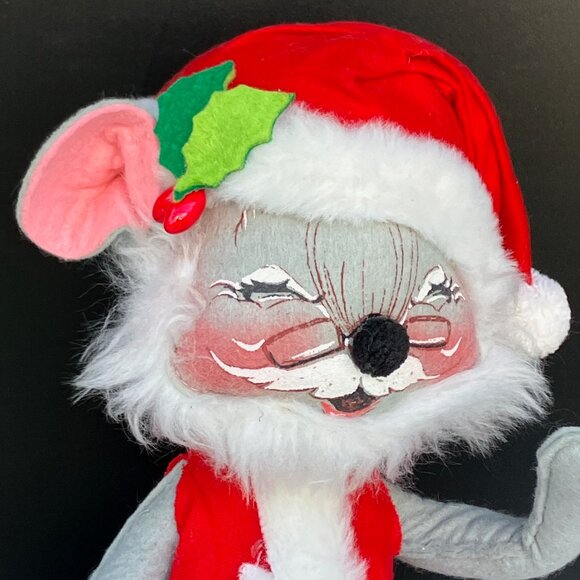 1960's Annalee 13" Standing Christmas Santa Mouse - Picture 13 of 14